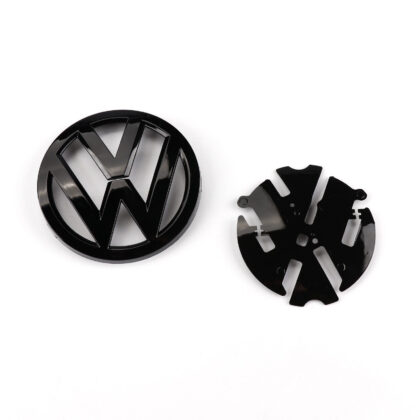 Volkswagen VW Golf 7 MK7 MK7.5 - Stemma Logo Posteriore Bagagliaio - Nero Lucido