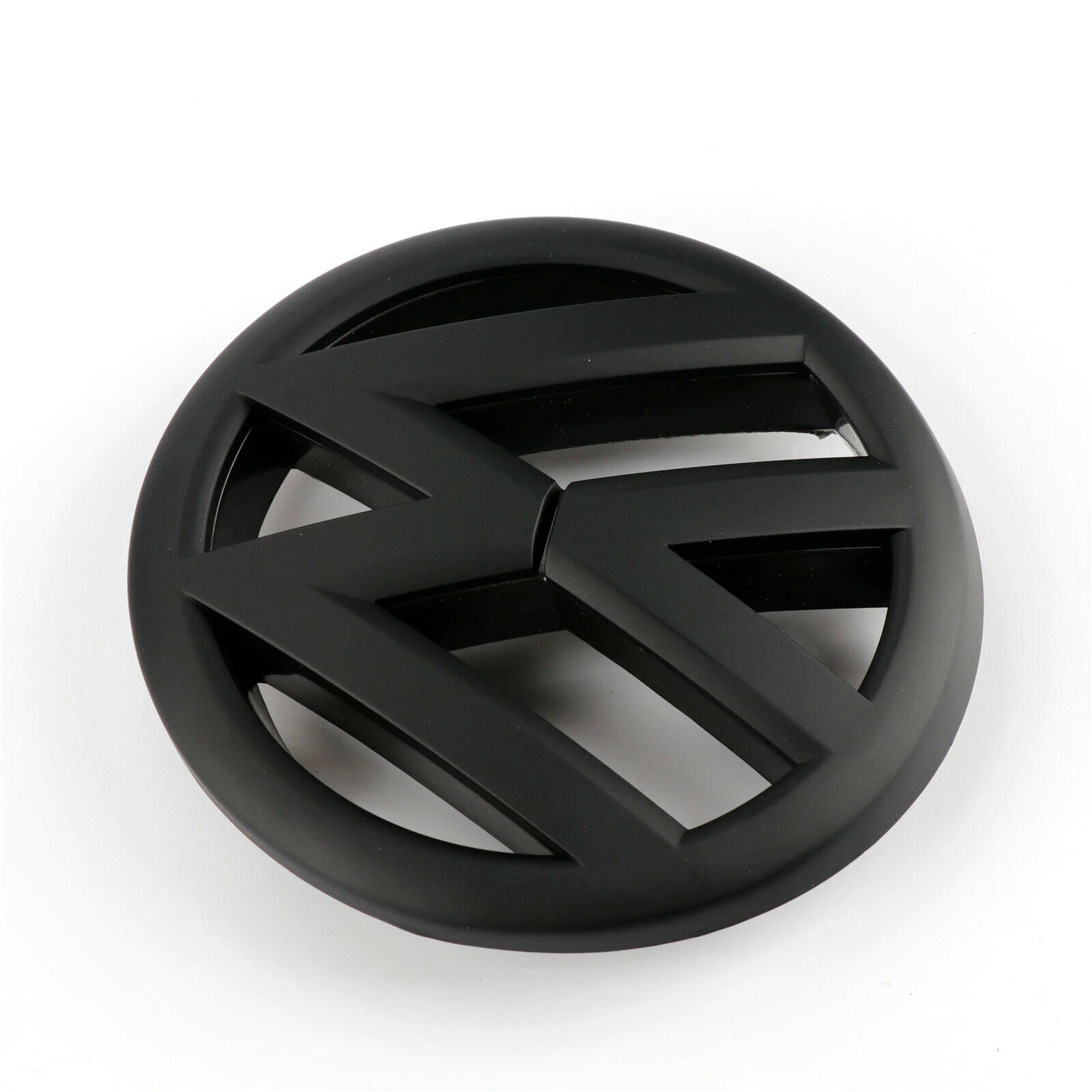 VW Polo 5 (6R) 2009-2013 - Coppia Stemma Logo Anteriore Posteriore - Nero Opaco - immagine 3