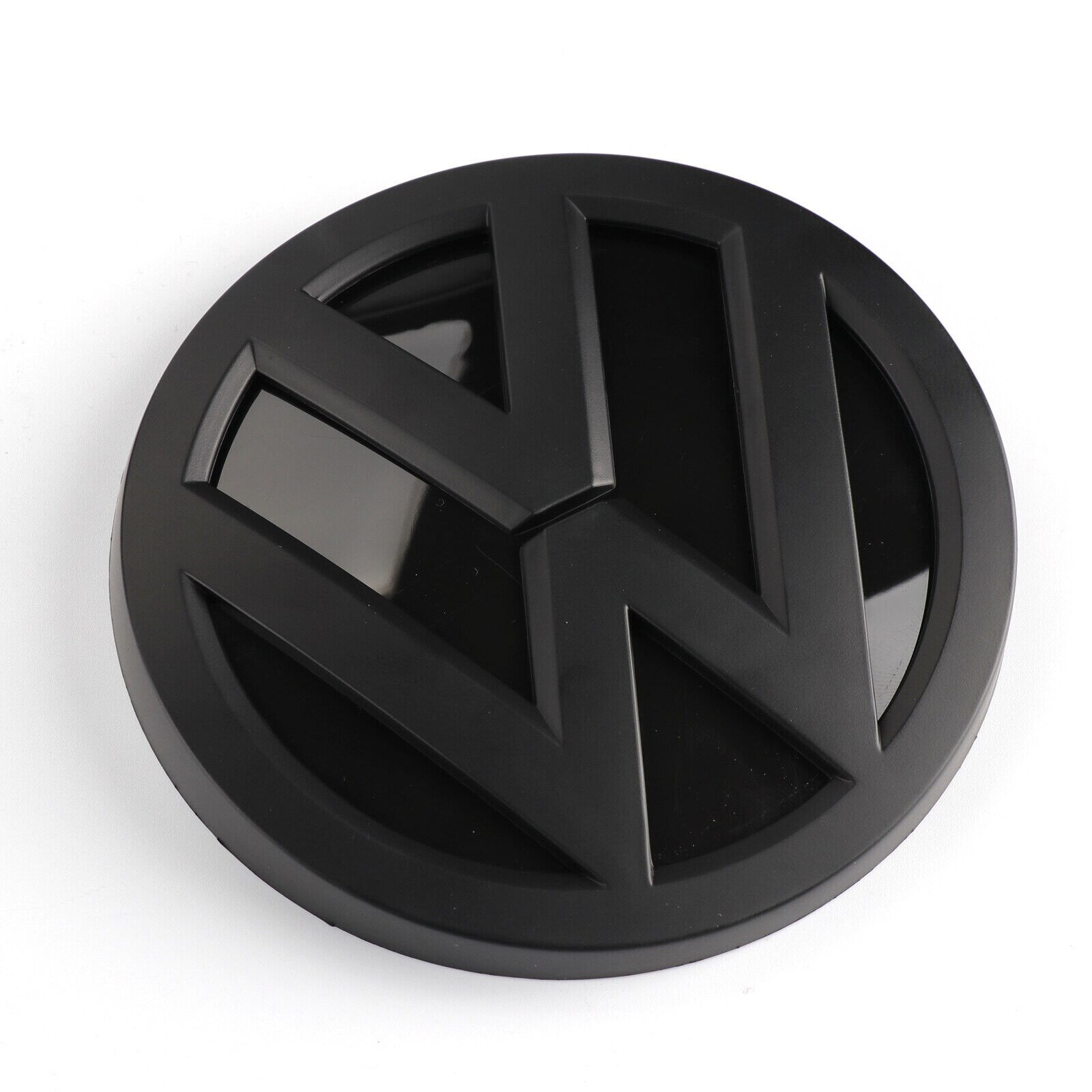 VW Volkswagen Golf 7 VII MK7 - Coppia Logo - Anteriore Posteriore - Nero Opaco - immagine 4