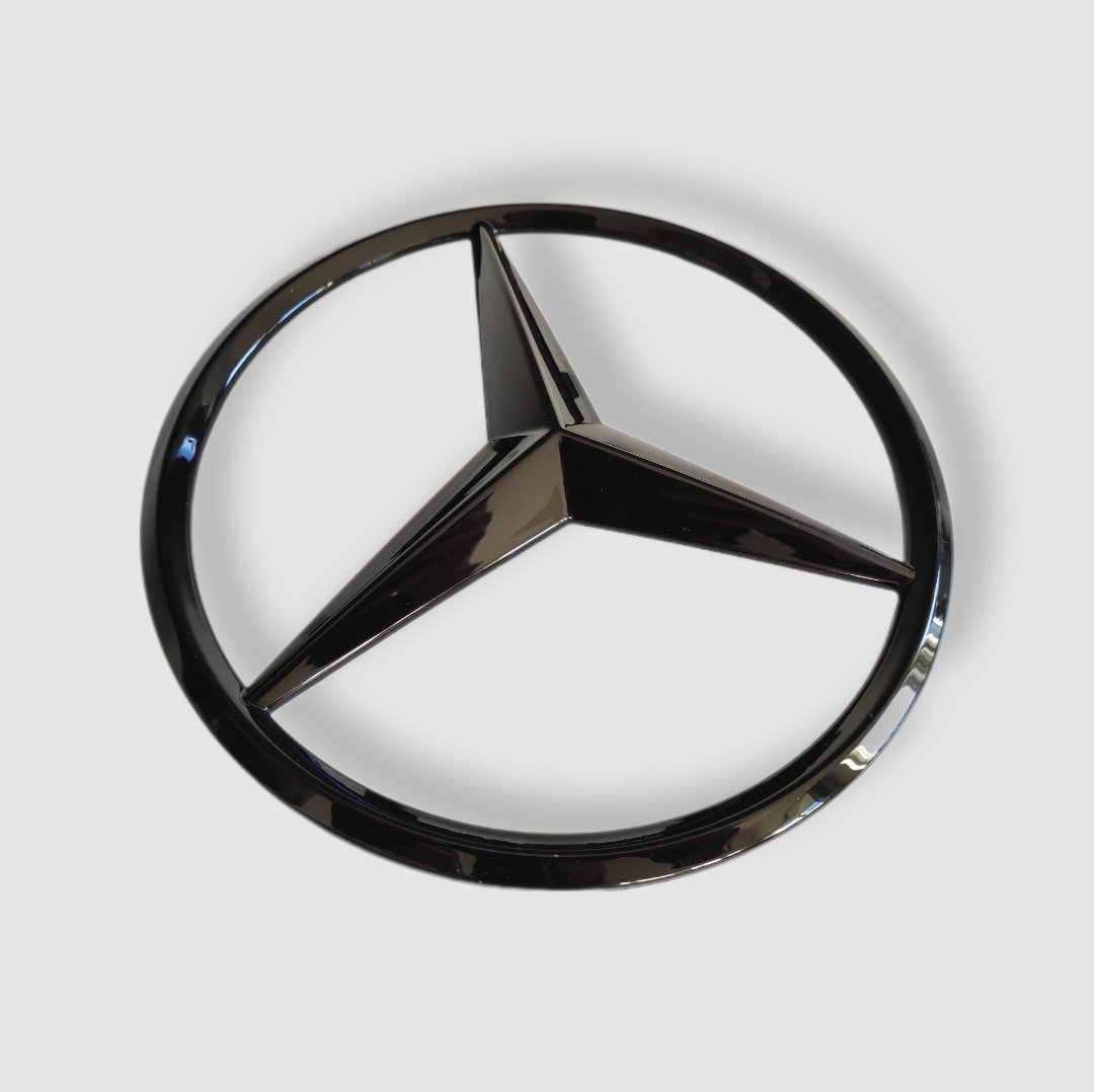 Stemma Logo Anteriore - Mercedes Benz - A 000 817 10 16 - Nero Lucido -  LogOfficina