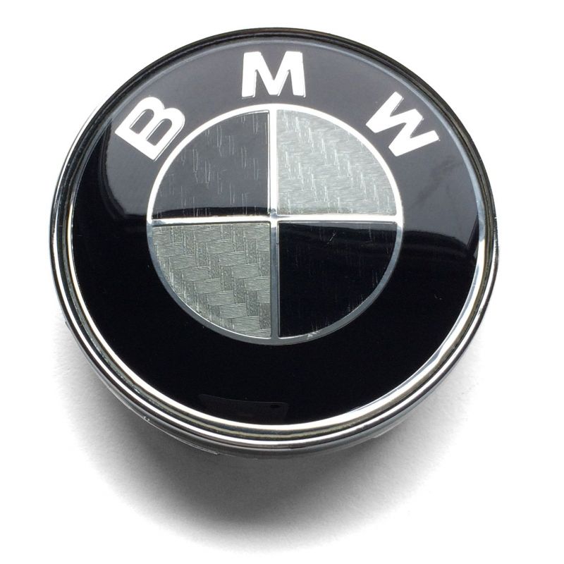 Set Di 4 Tappi Coprimozzo Logo Stemma - BMW - 56mm 60mm 68mm - immagine 2