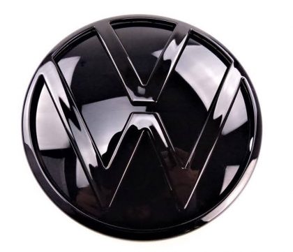 Volkswagen VW Golf 8 MK8 8.5 MK8.5 - Stemma Logo Posteriore Bagagliaio - Nero Lucido