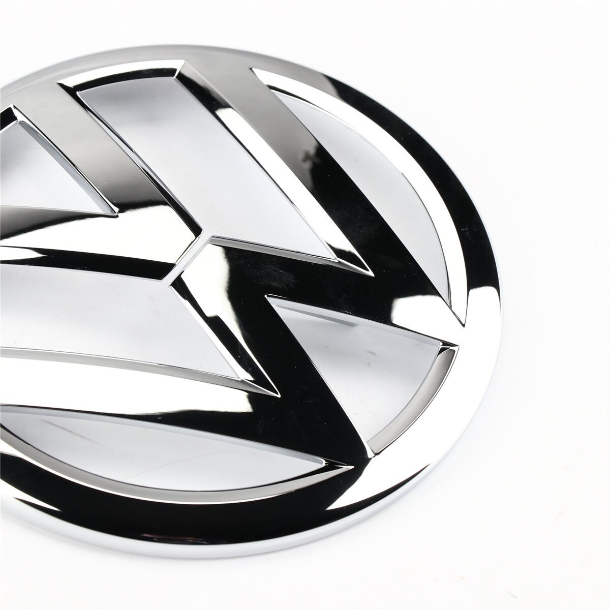 VW Volkswagen Golf 7 VII MK7 - Coppia Logo - Anteriore Posteriore - Argento Cromato - immagine 3