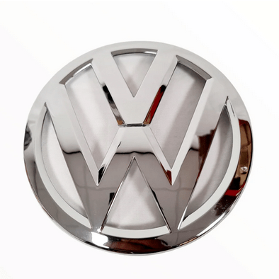 VW Volkswagen Golf 7 VII MK7 - Coppia Logo - Anteriore Posteriore - Argento Cromato - immagine 2